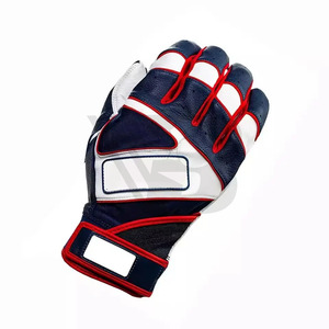 Gants de frappeur professionnels légers pour hommes, en cuir, à manchette courte, pour softball et baseball, protection des mains avec logo personnalisé, prix - Product Image 3