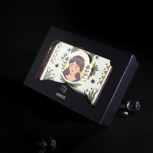 Cajas de regalo de joyería de lujo personalizadas RTS Papel DE ARTE Premium con lámina de oro Diseño personal del zodiaco para regalos de cumpleaños - Product Image 3