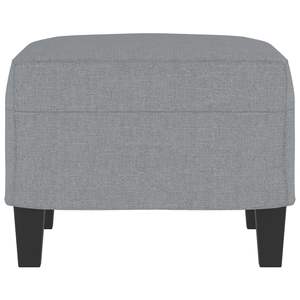 Reposapiés de Tela Gris Claro de 23.6x19.7x16.1 Pulgadas, Mueble Otomano Contemporáneo y Moderno para Sala de Estar - Product Image 6