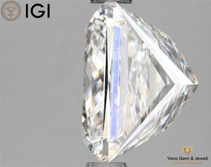 4.00 Carat Lab Grown Diamond Princess Cut CVD F Color VS1 Clarity 8.65 MM avec certificat IGI Qualité supérieure pour bague Royal Look - Product Image 6