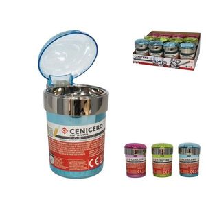 ที่เขี่ยบุหรี่แก้วหลากสีขนาด 10 ซม. พร้อมไฟส่องสว่างเพื่อความสะดวกในการสูบบุหรี่ - Product Image 1