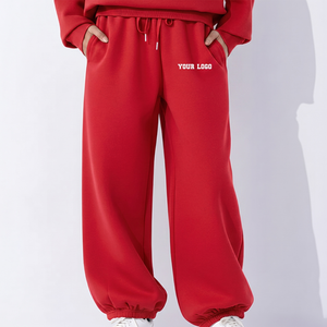 Pantalones Deportivos Personalizados para Mujer, de Algodón y Felpa, con Logotipo OEM Bordado e Impreso, para Entrenamiento Deportivo, Casual y Urbano - Product Image 2