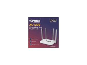 Router Gigabit Inalámbrico de Doble Banda AC1200 SM-A1400X 1200Mbps 4x6dBi Antenas de Alta Ganancia MU-MIMO 2.4GHz y 5GHz TR069 IPV6 OFDM - Product Image 4