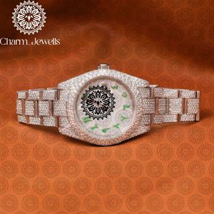Montre Tonneau de Luxe pour Femme Charm_Jewells, Acier Inoxydable, Diamants Incrustés, Mouvement à Quartz Analogique Lumineux, Cadran de 38 mm - Product Image 6