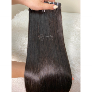วิกผมต่อผมตรงติดหนังกำพร้า18นิ้ว12A เกรดพรีเมี่ยม - Product Image 5