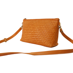 Bolso bandolera de cuero genuino tejido para mujer |   Bolso de Hombro Trenzado Hecho a Mano con Correa Ajustable - Product Image 2