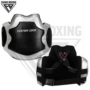 Protège-ventre de boxe MMA, protection corporelle, bouclier de ribs pour arts martiaux, support lombaire en cuir et bandes de maintien des poignets pour l'entraînement de Taekwondo et la boxe - Product Image 5