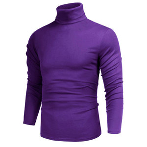 <b>Mens</b> Turtle Neck Shirt Custom Fit Cotton <b>Stretch</b> Fabric OEM ODM Factory Direct Low MOQ Soft Breathable All Season Worldwide - Product Image 4