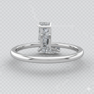 Classic J Initial <b>Ring</b> with Certified Lab Grown Diamond for <b>Men</b> Women Anniversary Birthday Gift Jewelry - Product Image 3