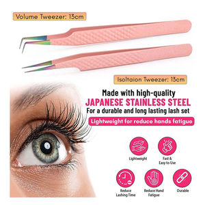 Pinces de précision pour extensions de cils, pinces à cils pour outils de formation en esthétique, pinces pour extensions de cils - Product Image 6