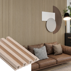 Moisture-Proof Eco-Friendly PVC WPC Fluted <b>Wall</b> Cladding Fire-Retardant Interior <b>Wall</b> <b>Covering</b> Panel - Product Image 6