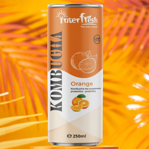 Vietnam Interfresh 250ml Kombucha Fermented Fruit Tea HALAL HACCP ISO Certificado Jugo Saludable para Exportación Suministro de Etiqueta Privada - Product Image 4