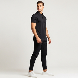 เสื้อโปโลชาย ผลิตอย่างมืออาชีพ เสื้อโปโลลำลองสำหรับผู้ชาย ดีไซน์ใหม่ เสื้อโปโลผู้ชายสไตล์สตรีทแวร์ สำหรับใส่ในช่วงฤดูร้อน - Product Image 4