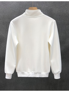 เสื้อสเวตเชิ้ตคอซิปครึ่งตัวสำหรับผู้ชาย ผลิตตามสั่งจากโรงงาน แขนยาว ผ้าฝ้าย 100% ผลิตในบังกลาเทศ - Product Image 4