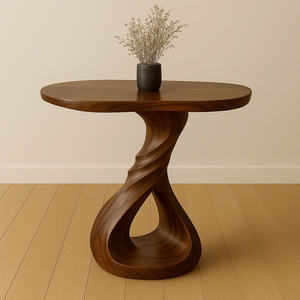 Mesa de Noche Moderna Hecha a Mano, Mesita de Noche Perfecta, Mueble de Madera Maciza Natural para Dormitorio, Decoración del Hogar - Product Image 4