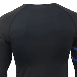 เสื้อรัดกล้ามเนื้อแขนยาว MMA แห้งเร็ว ดีไซน์ใหม่ สำหรับผู้ชาย ขายดี รับสั่งพิมพ์ลาย ชุดสำหรับต่อสู้ MMA - Product Image 5