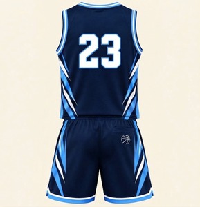 Ensemble de maillots de basket-ball personnalisés sans manches, uniforme sportif à séchage rapide pour l'entraînement et les matchs des jeunes - Product Image 5
