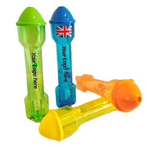 ถ้วยพลาสติก PET ปลอดสาร BPA 350มล. ดีไซน์จรวดแบบแปลกใหม่ฝาปิดเรียบพร้อมหลอดโลโก้หน้าจอเป็นซิลค์สกรีนสำหรับเป็นของที่ระลึกในงานปาร์ตี้ - Product Image 6