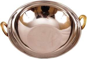 Olla Karahi de Cobre con Asa de Latón, 1 Pieza, Tazón para Servir Cereales, Sopas y Curry (13 CM) - Product Image 6