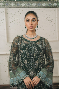 Vestido de novia pakistaní de organza bordado, conjunto largo de kameez y dupatta para boda, vestido de novia pakistaní para mujer - Product Image 2