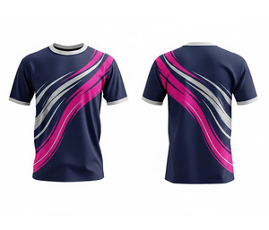 Custom Teamwear Sublimation T-Shirts with OEM Branding and Team Uniforms| <b>Men</b> Women Youth Sizes | Lightweight Quick Dry - Product Image 1