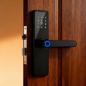 Cerradura Inteligente Sudex TT Lock con Control Remoto por Aplicación/Tuya, Entrada sin Llave con Huella Dactilar, Seguridad para Puertas de Madera/Acero, Resistente al Agua IP63 - Product Image 4
