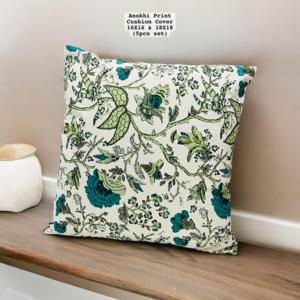 Elegantes Fundas de Cojín Decorativas con Estampado Anokhi, Juego de 5 Fundas de Almohada con Diseño Floral de Aves para Sofá, Dormitorio, Sala de Estar, Decoración del Hogar - Product Image 6