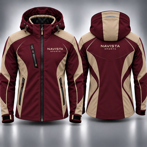 เสื้อแจ็คเก็ตซอฟต์เชลล์ NAVISTA SPORTS NS-8826 แบบยูนิเซ็กซ์ ผลิตตามสั่ง ขายส่งจากโรงงาน กันน้ำสำหรับผู้ชาย สกรีนโลโก้ได้ - Product Image 4