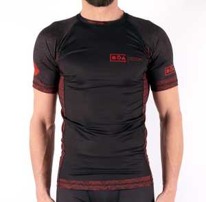 Rashguard personnalisé BJJ, maillot de compression MMA, vêtements de combat Jiu Jitsu Grappling No Gi, vêtements de sport par sublimation, fabriqué au Pakistan - Product Image 2