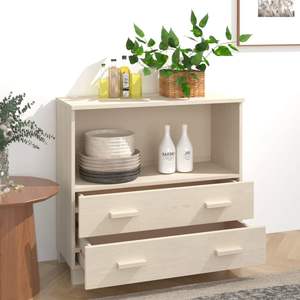 Buffet en pin massif brun mi-miel - Product Image 3