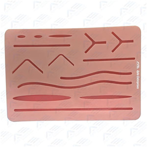 Kit de sutura para estudiantes de medicina y veterinaria que incluye materiales de simulación de piel e instrumentos quirúrgicos para suturar - Product Image 5