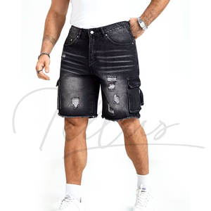 ขายส่งกางเกงยีนส์ขาสั้นชายหาดสำหรับผู้ชาย ลดราคาฤดูร้อน สินค้าใหม่ คุณภาพดี กางเกงยีนส์ขาสั้นผู้ชาย - Product Image 6