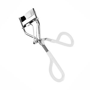 En gros Recourbe-cils pour femmes en acier inoxydable poli miroir, mini, avec poignée blanche - Product Image 5