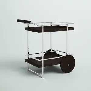 Carrito de exhibición y transporte de metal hecho a mano, de calidad premium, chapado, seguro, de Zahid Exports - Product Image 5