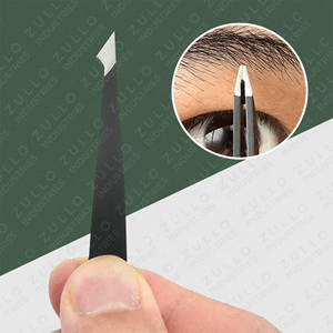 8PCS Stainless Steel Slant Tip Eyebrow Tweezers Set Precision Hair Removal Beauty <b>Makeup</b> Grooming <b>Tools</b> OEM - Product Image 4