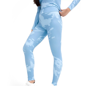 Women's High Waist Breathable Butt-Lifting Yoga <b>Leggings</b> with Solid Custom Logo Fitness Sports Spandex/<b>Nylon</b> Quick Dry - Product Image 4