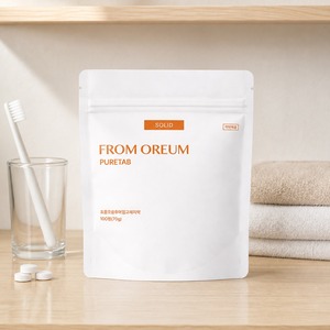 [FROM OREUM] Pasta de Dientes Sólida para Viajes de Fin de Semana, Paquete de Recarga para el Cuidado Bucal Diario, Producto de Cuidado Personal - Product Image 1