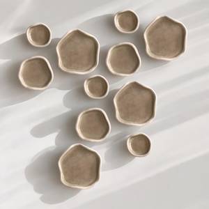 Modern Luxury Style Irregular Shape Ceramic Plate <b>Wall</b> Installation For Living Office <b>Wall</b> Arts Home Decor By Universal Overseas - Product Image 1