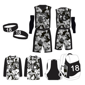Kit de basket-ball personnalisé de haute qualité pour hommes équipe Club balle uniforme vêtements de sport options de taille plus - Product Image 3