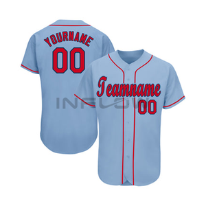 Wholesale 100% polyester Custom Heat-Transfer Printed Breathable Youth Baseball jersey Softball Jersey Uniform Shirts Unisex - Product Image 4