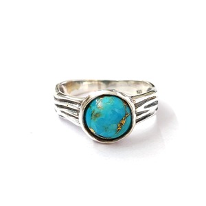 Fine Blue Copper <b>Turquoise</b> <b>Ring</b> 3.1 Grams - Product Image 1