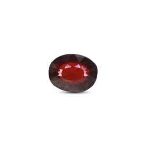 Loose Hessonite Gomed Gemstone 6.3 Carat Oval Cut 15mm Natural Garnet Color for Fine Jewelry - Product Image 1