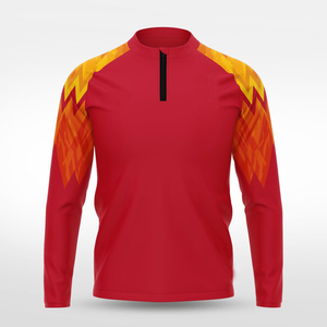 Quarter Zip Stand Patchwork Sublimation Performance Coach <b>Jackets</b> <b>Men's</b> Nylon Polyester Outdoor Sports Casual <b>Lightweight</b> - Product Image 1