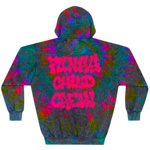 Sudadera con capucha tie-dye con estampado gráfico estilo streetwear, sudadera con capucha de algodón y felpa con impresión personalizada, proveedor mayorista de sudaderas con capucha - Product Image 1