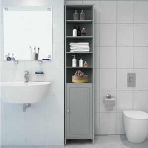Mobiletto da Bagno Alto Autoportante da 72cm, Elegante Soluzione d'Arredo per Spazi Ristretti - Product Image 2