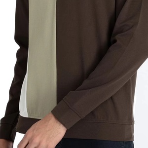 Sweat-shirt à col rond pour homme, coupe classique, tricoté, manches longues, style décontracté, color block - Product Image 6