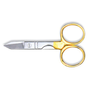 Ciseaux à cuticules professionnels en acier inoxydable, couleur dorée, meilleure qualité, prix abordable, manucure professionnelle en acier inoxydable - Product Image 3