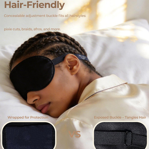 Hot Selling Anti-Fatigue Artifact <b>Eye</b> <b>Masks</b> Black Color <b>Eye</b> Care Tools Soft Comfortable Fabric Ladies <b>Eye</b> Wear <b>Masks</b> - Product Image 3