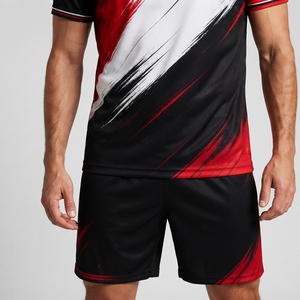 Custom Logo Soccer Jersey Set High Quality Quick Dry Sublimated Soccer Uniforms Kids Adults Top Stock Print New Team <b>Name</b> - Product Image 5