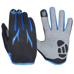 Guantes de gimnasio profesionales de medio dedo con palma acolchada, agarre antideslizante, diseño transpirable y correa para la muñeca para entrenamiento físico. - Product Image 1